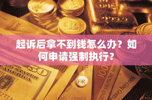 济南起诉后拿不到钱怎么办？如何申请强制执行？