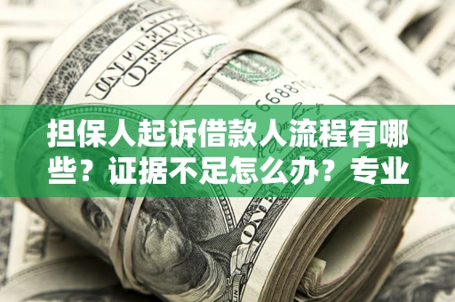 济南担保人起诉借款人流程有哪些？证据不足怎么办？专业律师解答