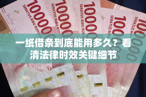 济南一纸借条到底能用多久？看清法律时效关键细节