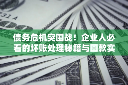 济南债务危机突围战！企业人必看的坏账处理秘籍与回款实战指南