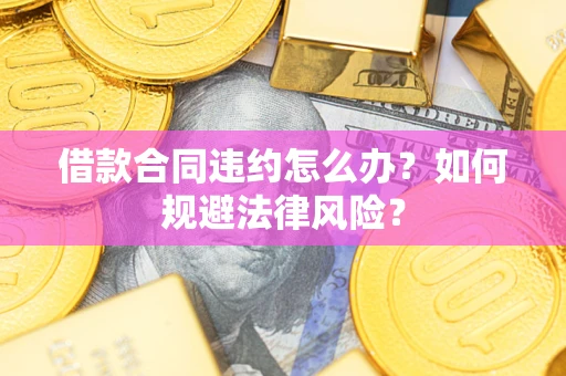 济南借款合同违约怎么办？如何规避法律风险？