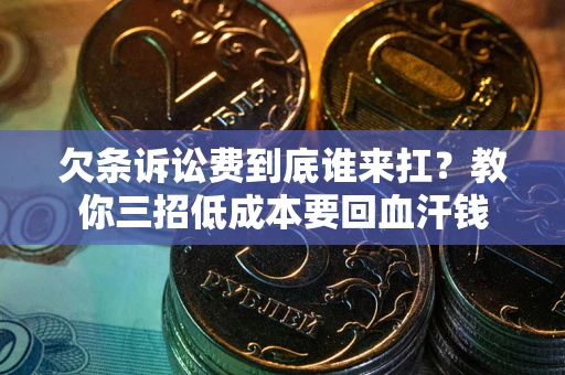 济南欠条诉讼费到底谁来扛？教你三招低成本要回血汗钱